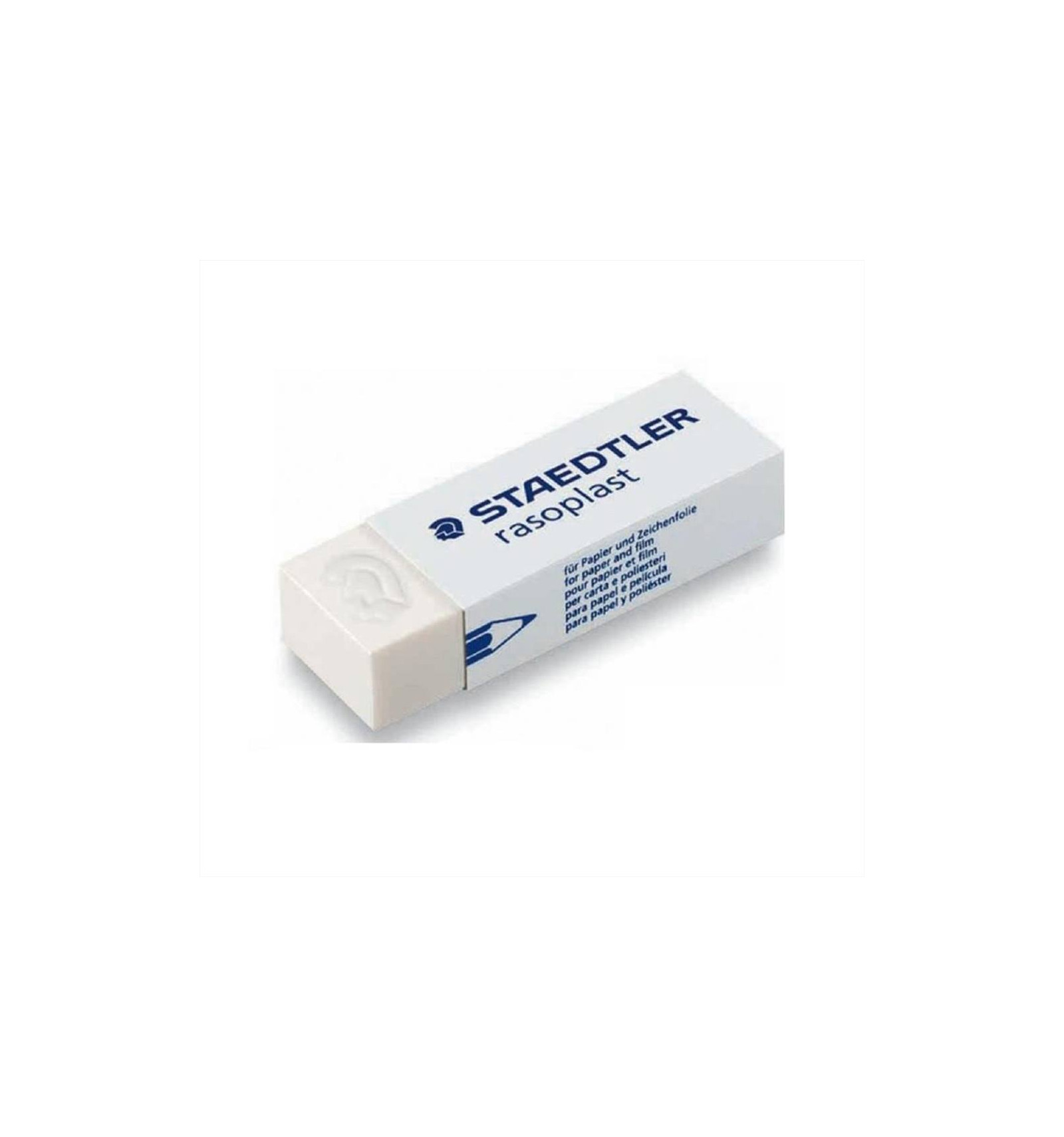 Staedtler Rasoplast 526 B – Gomma Per Cancellare In Plastica Bianca, 33x16x13mm, Confezione Da 1 Pezzo