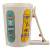 Tazza con manico forma di skateboard