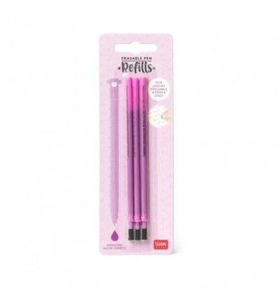 Erasable pen refills viola