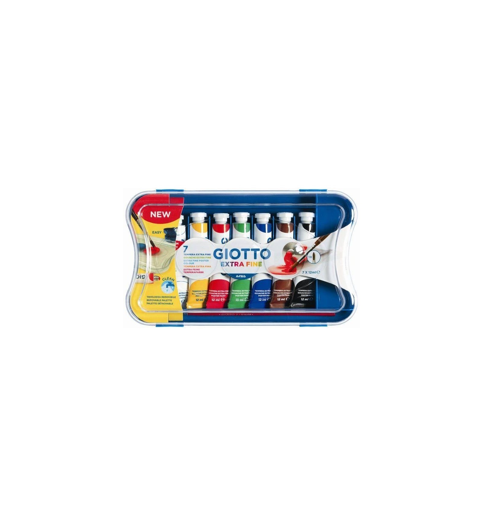 Tempere Giotto extra confezione 7pz ml12