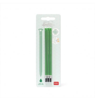 Erasable pen refills verde