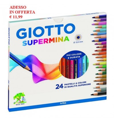 Pastelli supermina 24pz Giotto Fila
