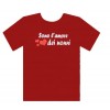 T-shirt bambino “Amore dei nonni” colore rosso 