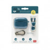 Air'n go- case and cord setfor airpods PRO - petrol blue