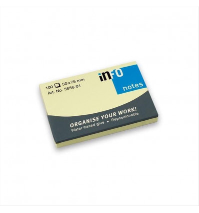STICKY NOTES 50X75 INFONOTES