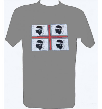T-Shirt dei 4 Mori grigia unisex 