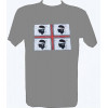 T-Shirt dei 4 Mori grigia unisex 