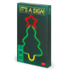 Insegna luminosa LED Albero di Natale a effetto neon Legami