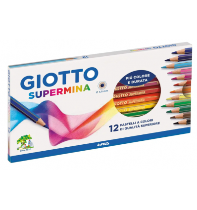 Pastelli supermina 12pz Giotto Fila