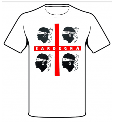 T-shirt 4 mori bianca adulto unisex