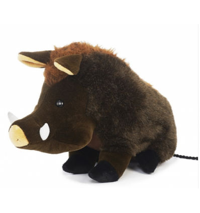  Peluche cinghiale seduto circa 55 cm