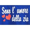 T-shirt amore della zia, Royal Blu 