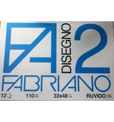 Album Fabriano 2 33x48 Ruvido 110 g/m² 