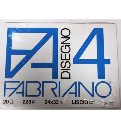 Album Fabriano 4 24x33 Liscio 220 g/m² 