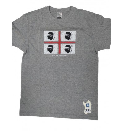 T-Shirt dei 4 Mori grigia unisex 